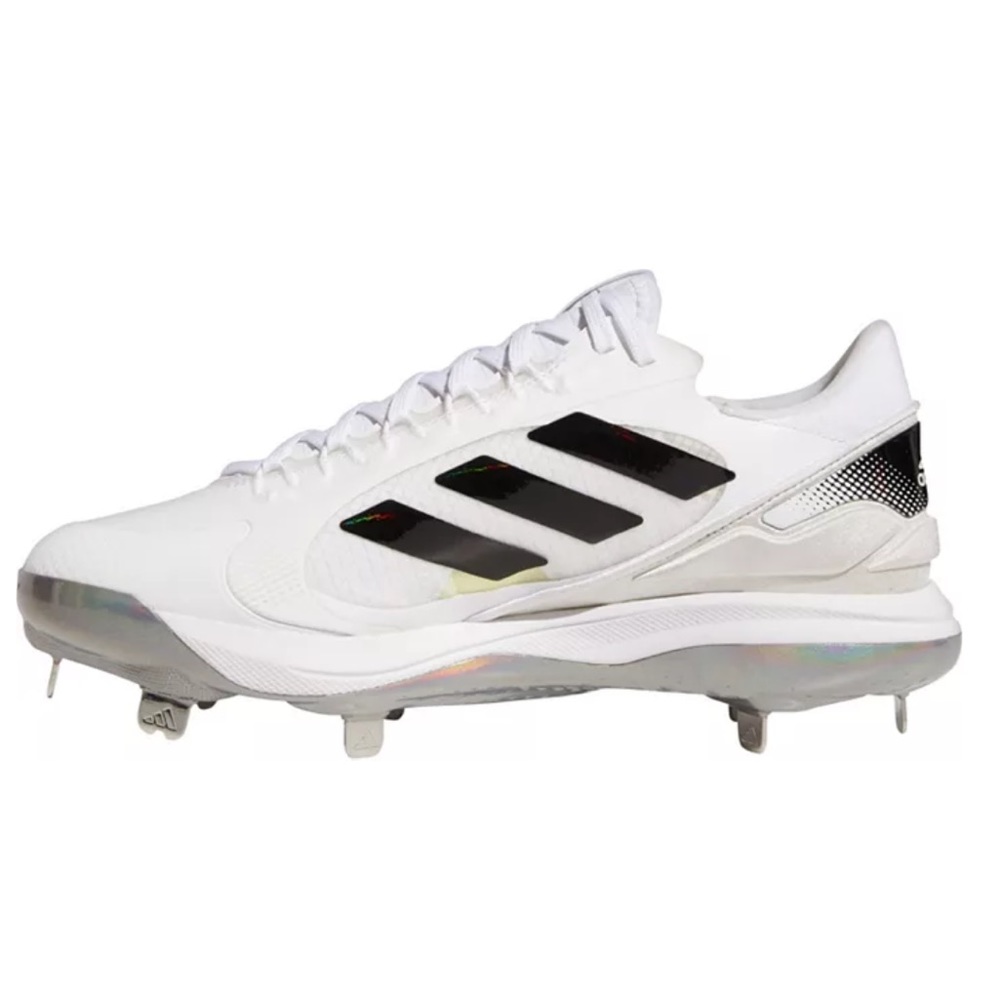 adidas White and Black Women's Baseball Cleats